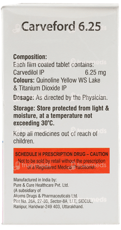 Carveford 6.25 Tablet 10